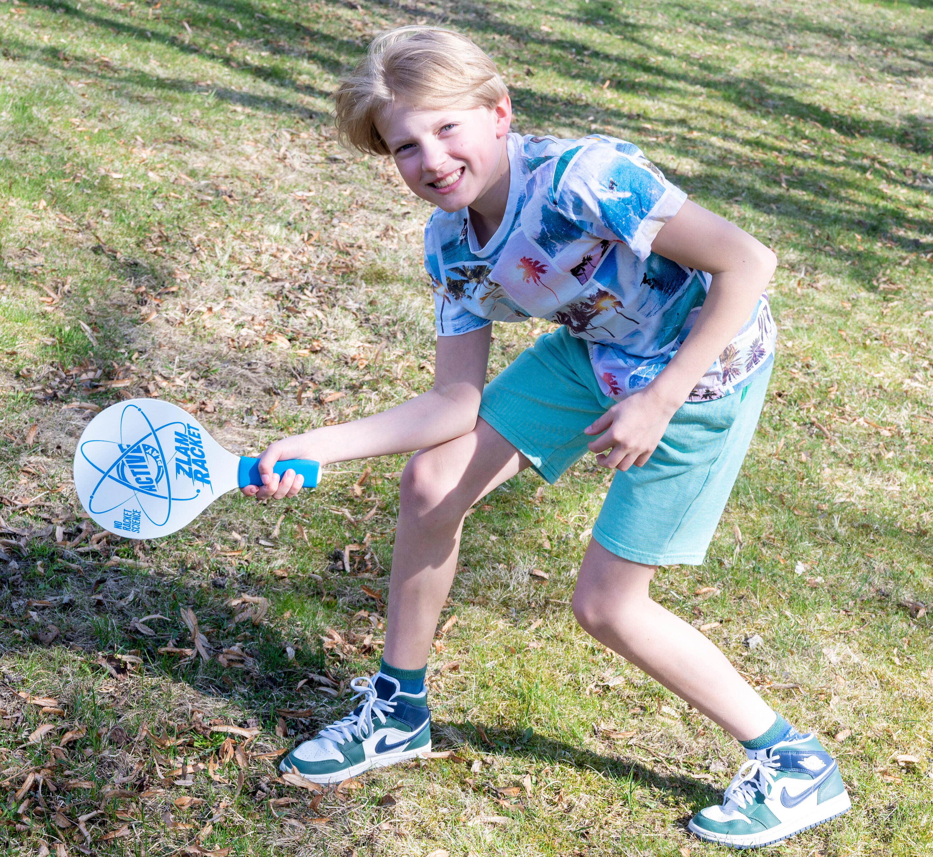 Rakietki plażowe drewniane Active Play Zlam Racket Zabawka Roku 5/7