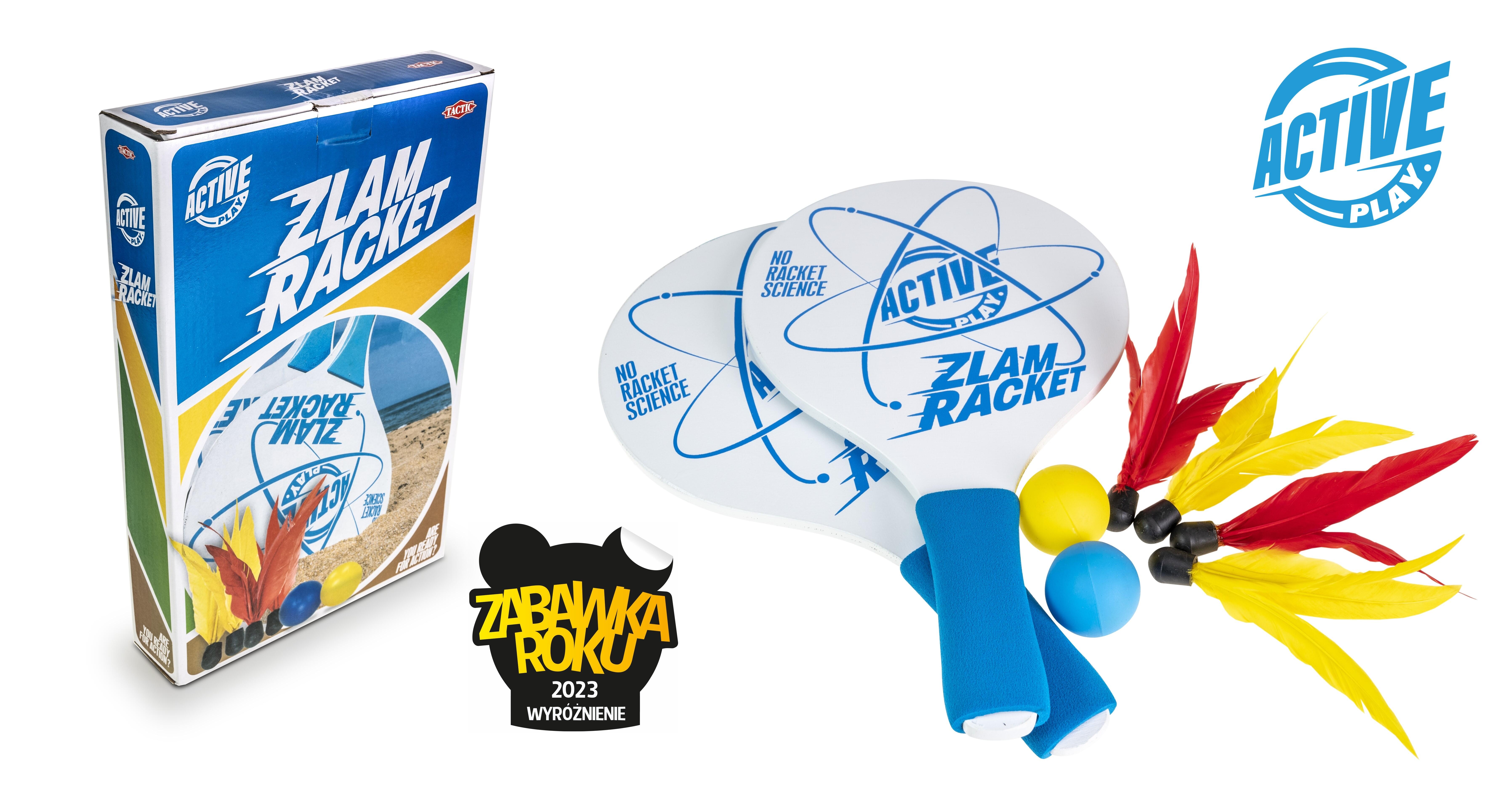 Rakietki plażowe drewniane Active Play Zlam Racket Zabawka Roku