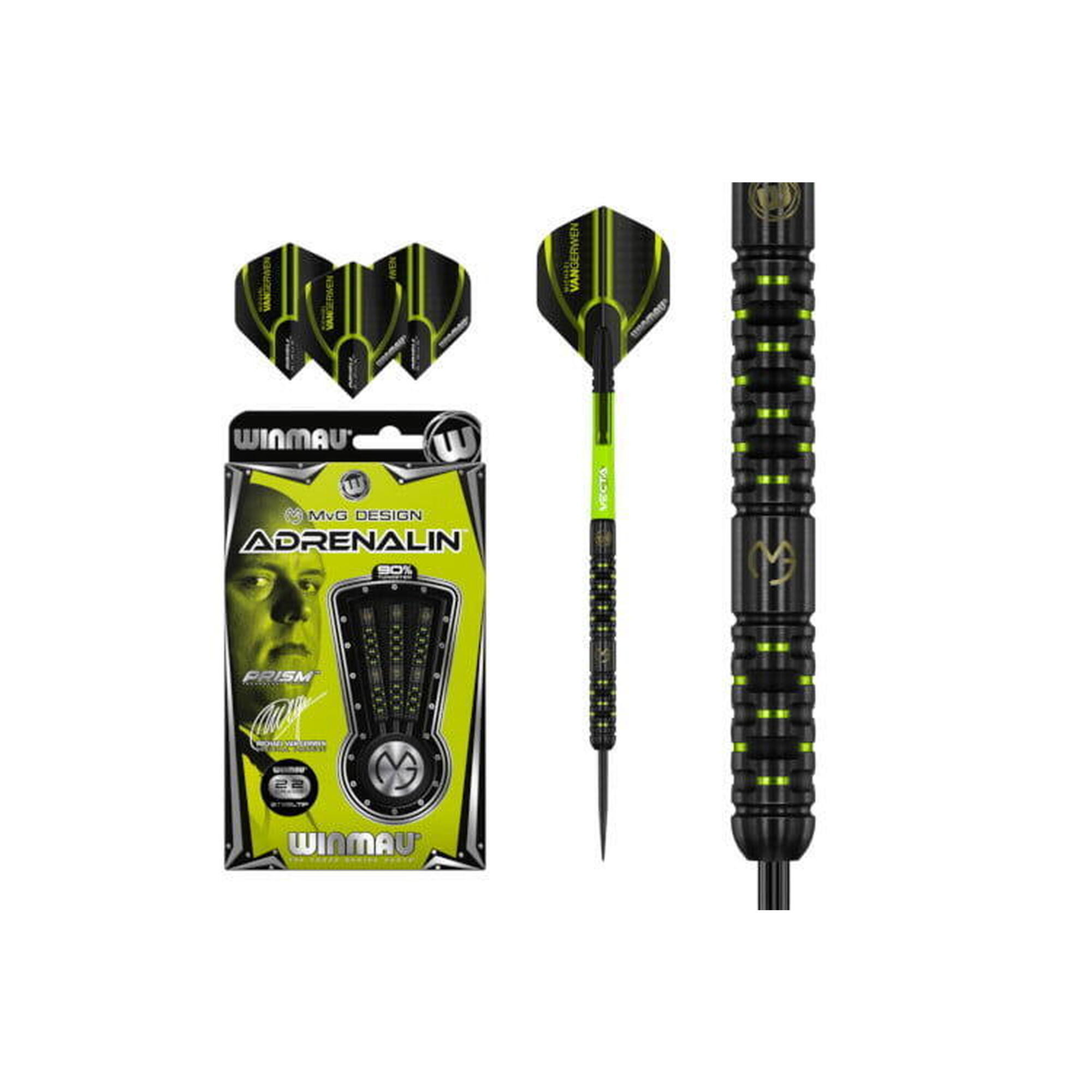 Winmau MvG Adrenalin スティール22g Winmau MvG EvoX | Winmau.com