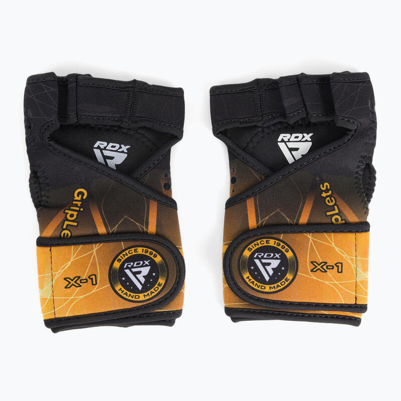 Gants de fitness X1 - Avec bouts des doigts ouverts - Avec longue bande velcro