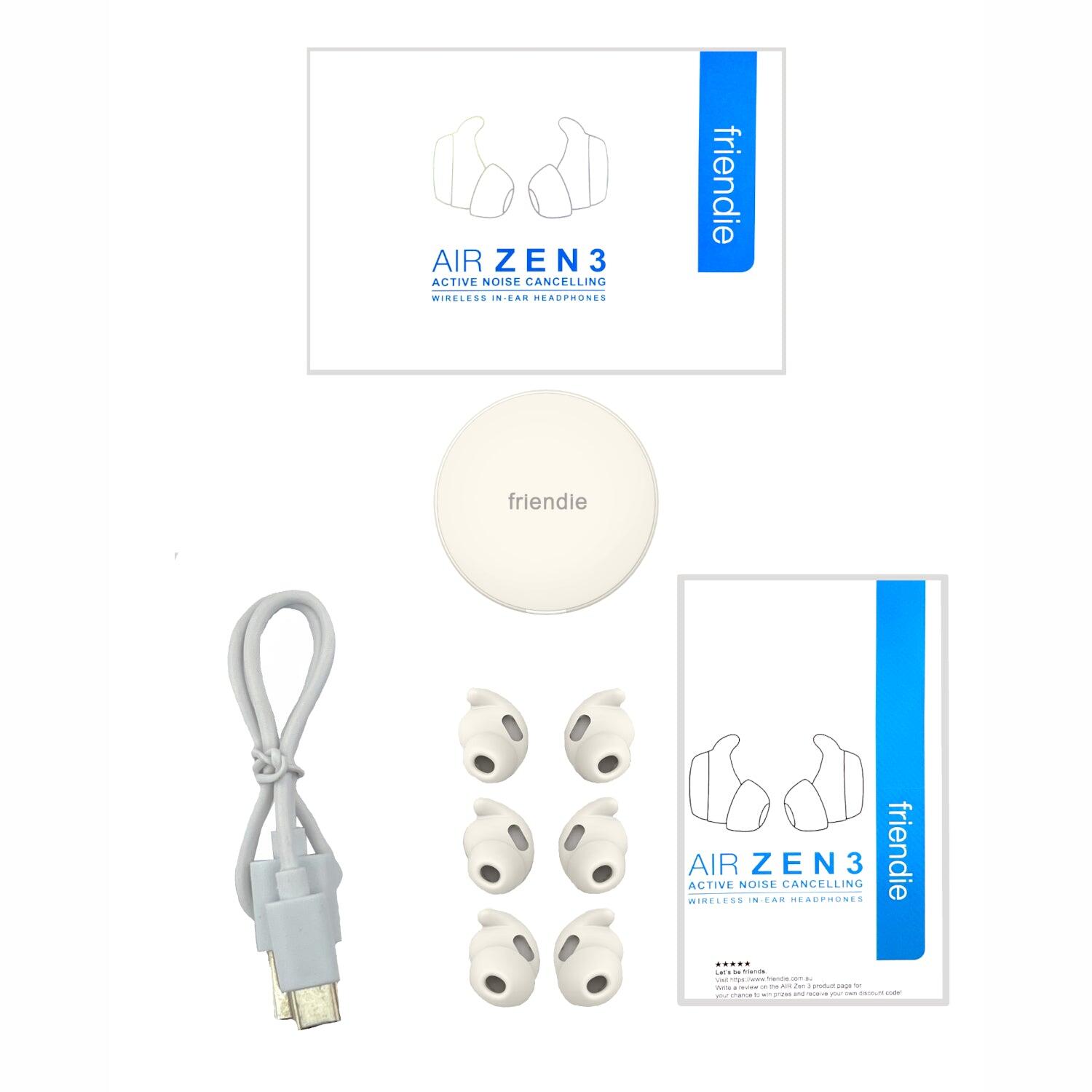 AIR ZEN 3.0 Beige ANC Sleep Earbuds In Ear Headphones