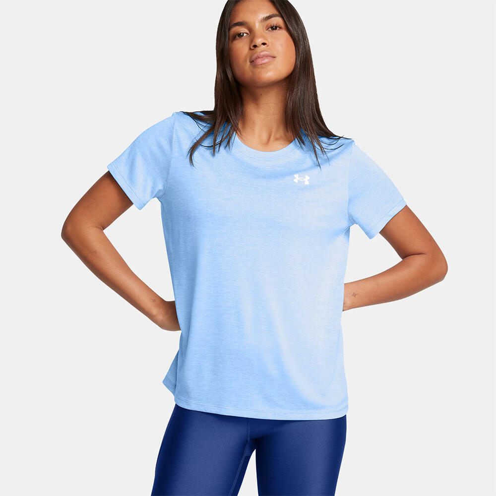 T-shirt Under armour modelo 1384230 465 para mulheres 3/4