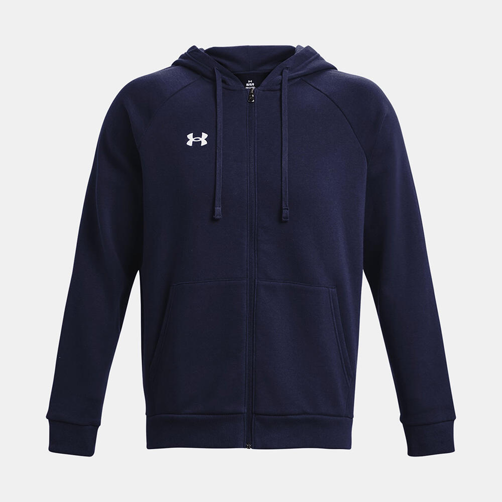 UNDER ARMOUR Heren Hoodie Ua Rival Fleece Nachtmarineblauw