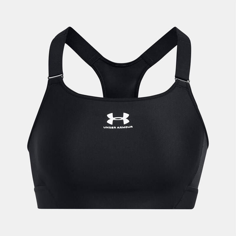 Brassière De Sport Noire Ua Heatgear® Armour High Pour Femme