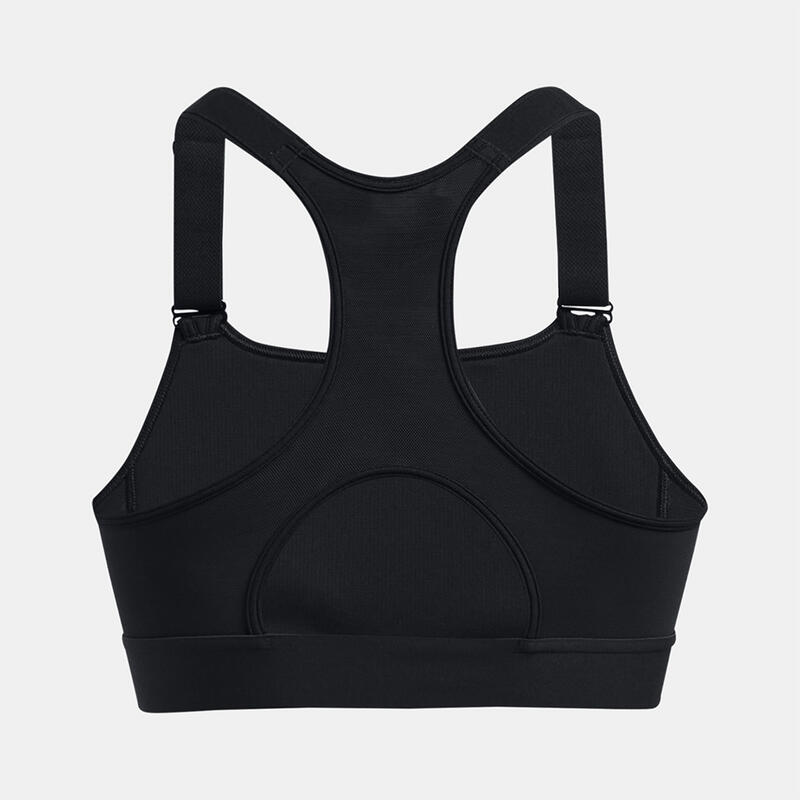 Brassière De Sport Noire Ua Heatgear® Armour High Pour Femme