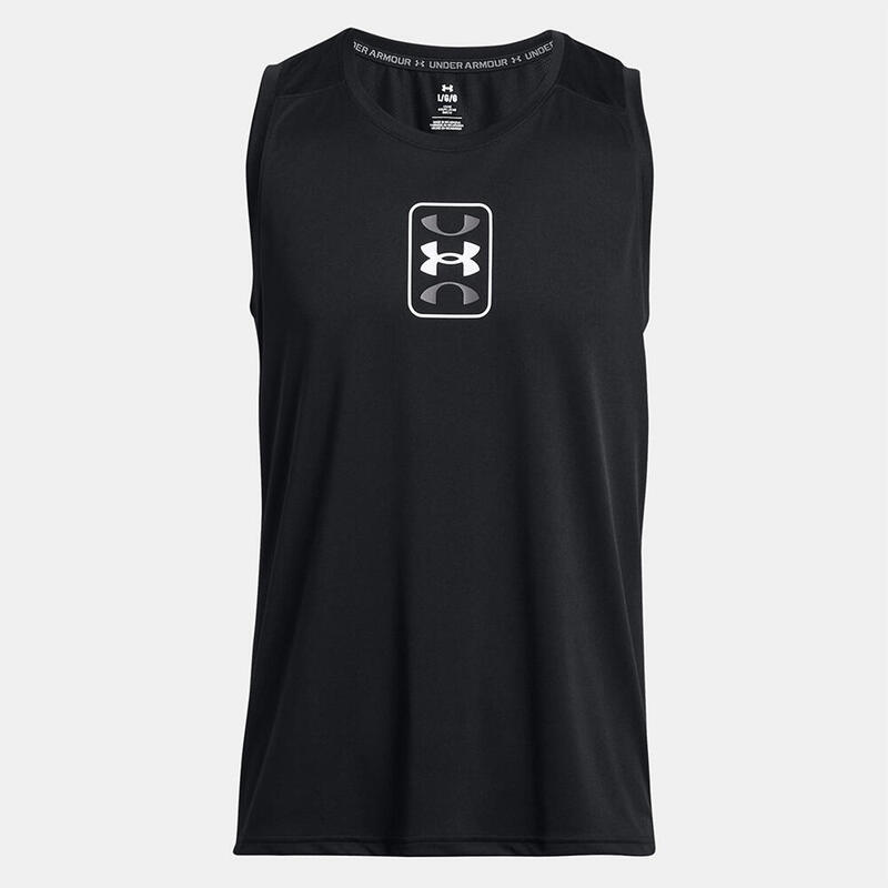 Camiseta Sin Mangas Under Armour Negra Ua Zone Hombre