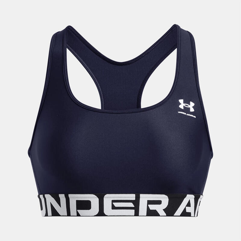 Sujetador Deportivo Heatgear® Mid Branded Under Armour Para Mujer Azul Marino