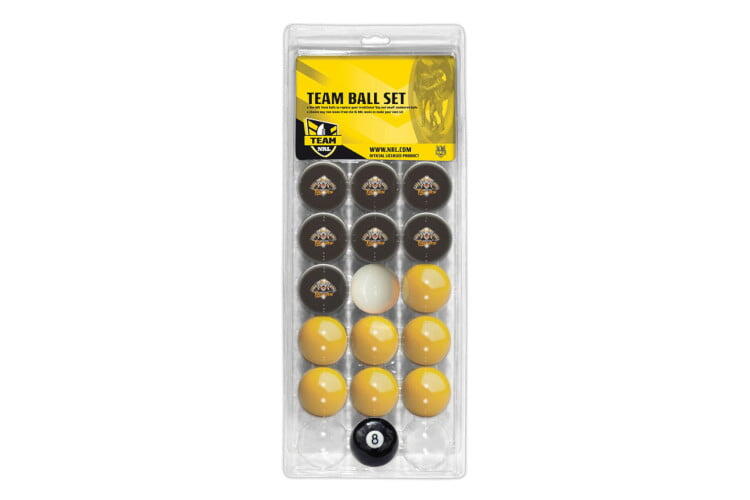 Wests Tigers NRL Pool Snooker Billiard Balls Full Aramith Ball Set