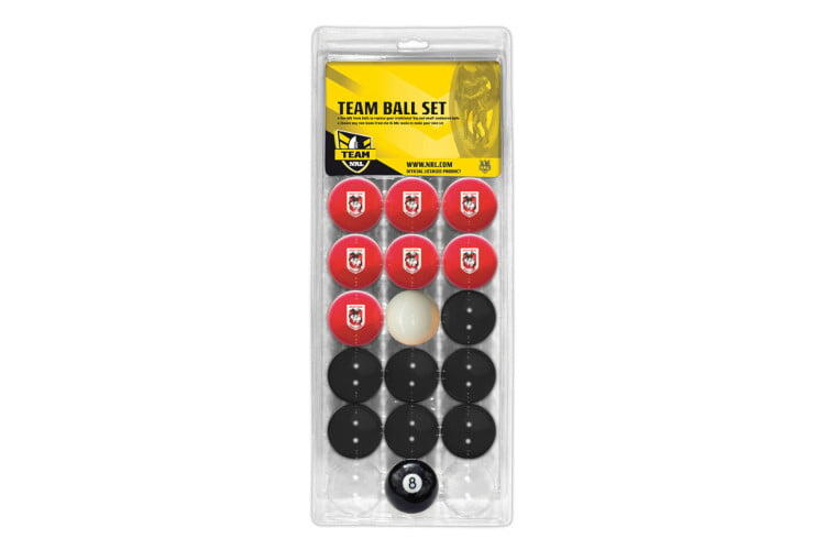 ST. George Dragons NRL Pool Snooker Billiard Balls Full Aramith Ball Set