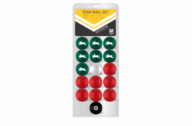 South Sydney Rabbitohs NRL Pool Snooker Billiard Balls Full Aramith Ball Set