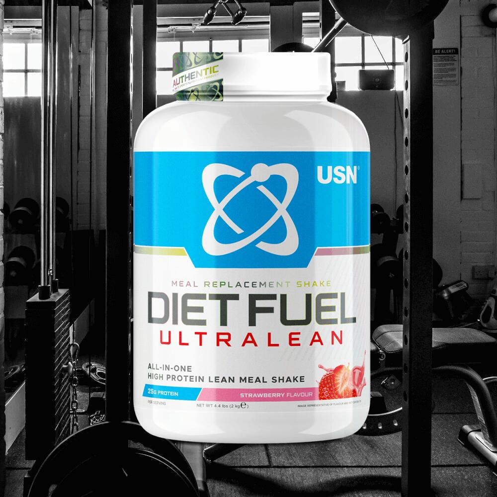 USN Diet Fuel Ultralean (2000g) Strawberry - Proteine - Sostituto del pasto 4/4