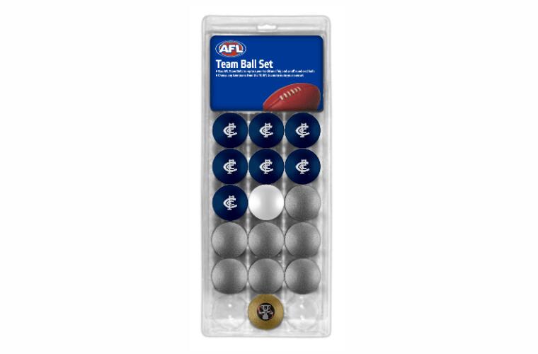 Carlton Blues AFL Pool Snooker Billiard Balls Set