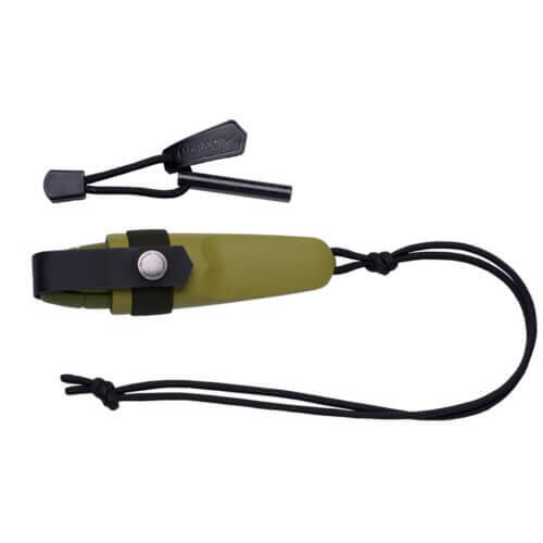 Survivalmes Eldris Neck Knife Sandvik staal - Groen 4/5