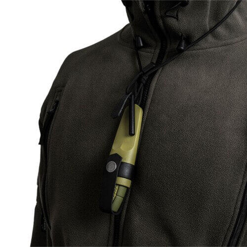 Survivalmes Eldris Neck Knife Sandvik staal - Groen 3/5