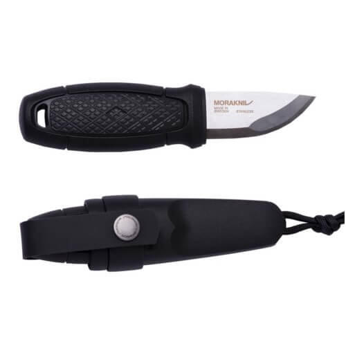 Couteau de survie Couteau de cou Eldris Acier Sandvik - Noir 2/5
