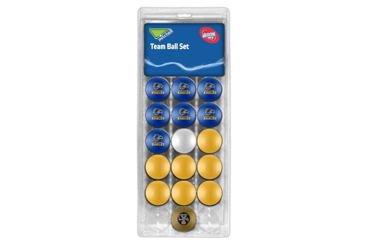 West Coast Eagles AFL Pool Snooker Billiard Balls Set