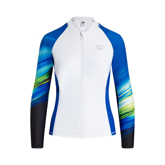 LADIES' SUNRISE LONG SLEEVES FULL ZIP SUN PROTECTION JACKET NAVY