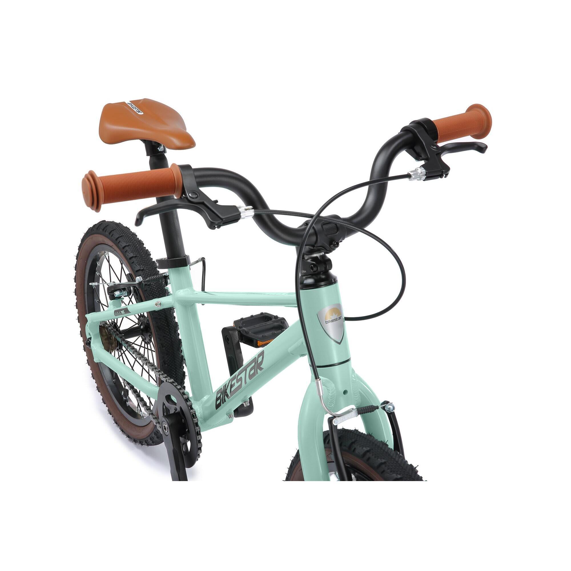 Velo 16 pouces VTC enfant 4 ans tres leger BIKESTAR Decathlon