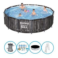 Bestway - Piscine Steel Pro MAX - Forfait Piscine - 427x107 cm