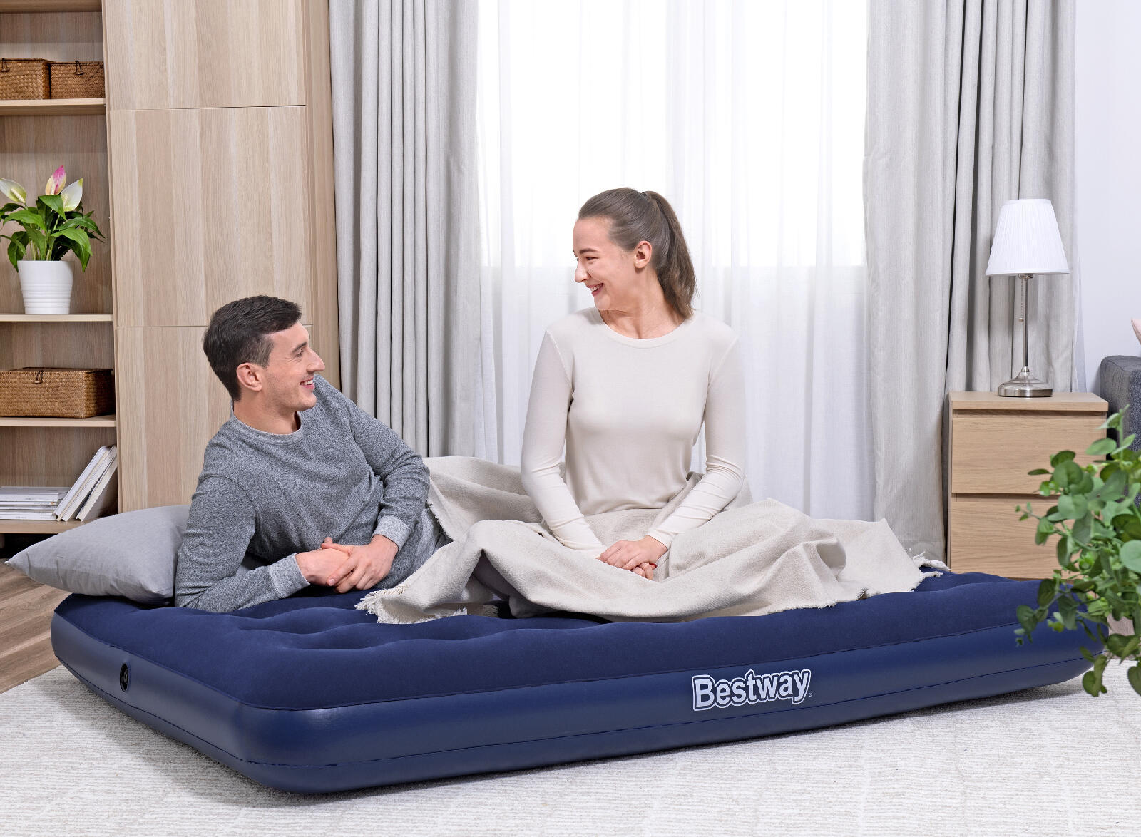 Colchão Insuflável Bestway 137 x 191 x 22 cm 2/6