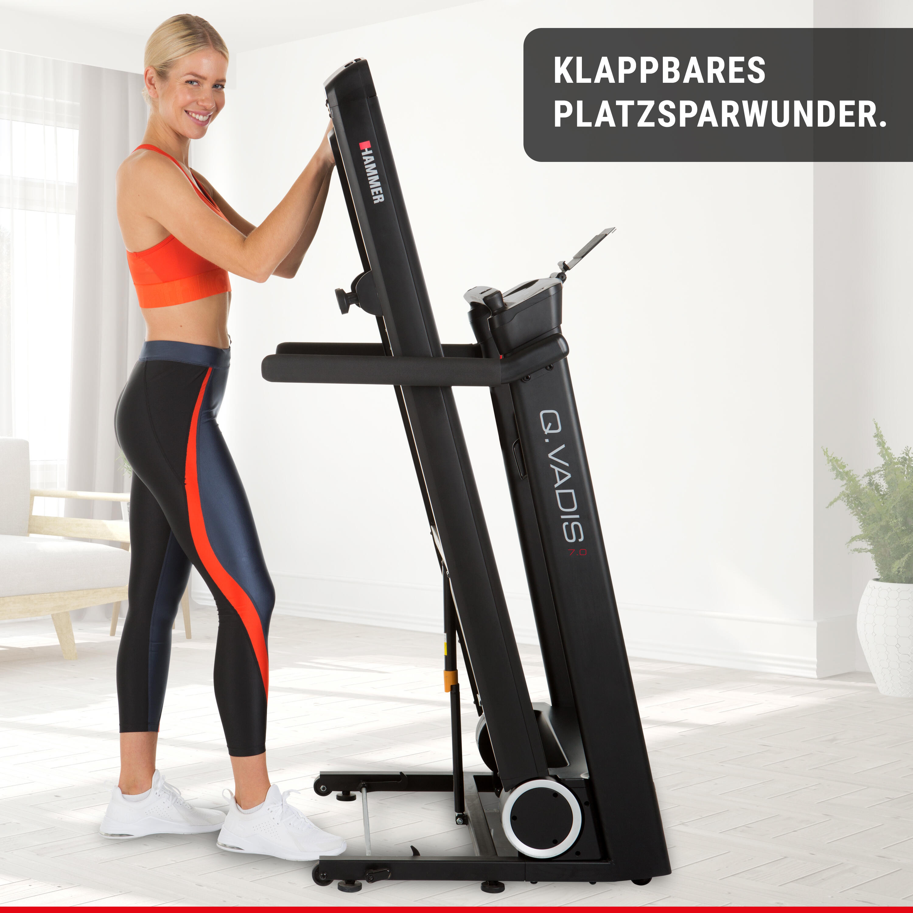 Cinta de correr Hammer Q. VADIS 7.0, con envío y montaje incluido 6/8