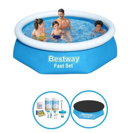 Bestway Piscine Fast Set 244x61 cm - Forfait Piscine
