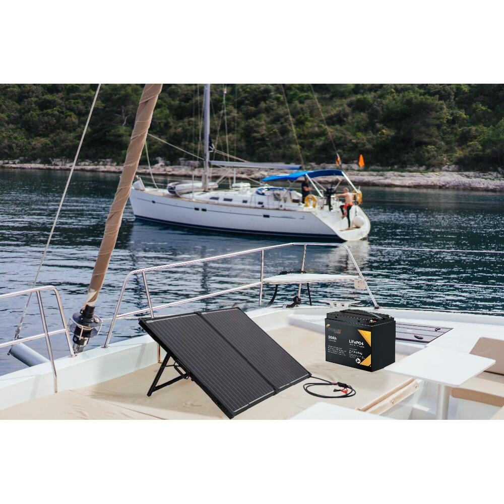 TECHNAXX Chargeur solaire pour batterie 100W TX-125 2/7
