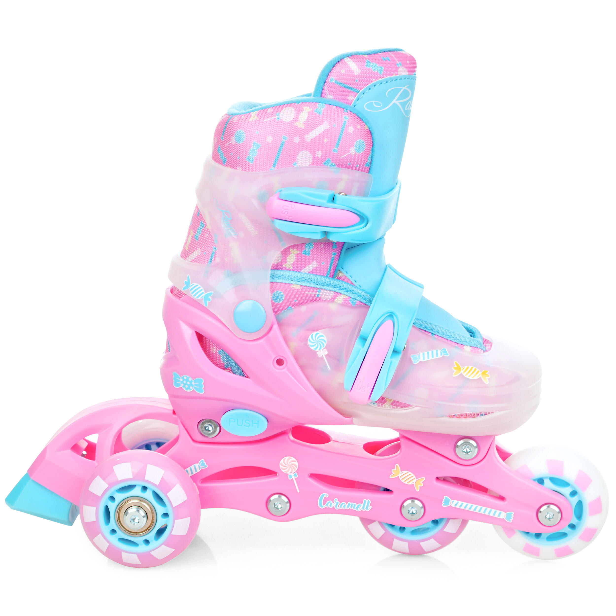 Pattini A Rotelle 3in1 Bambini Regolabili Con Luci LED - Croxer Missy - Trasformabili In Triskates - Foto 10
