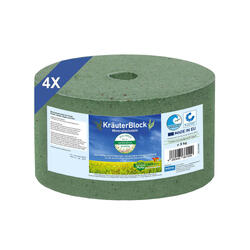 HerbaBlock - pierre à lécher minérale, set de 4x 3kg