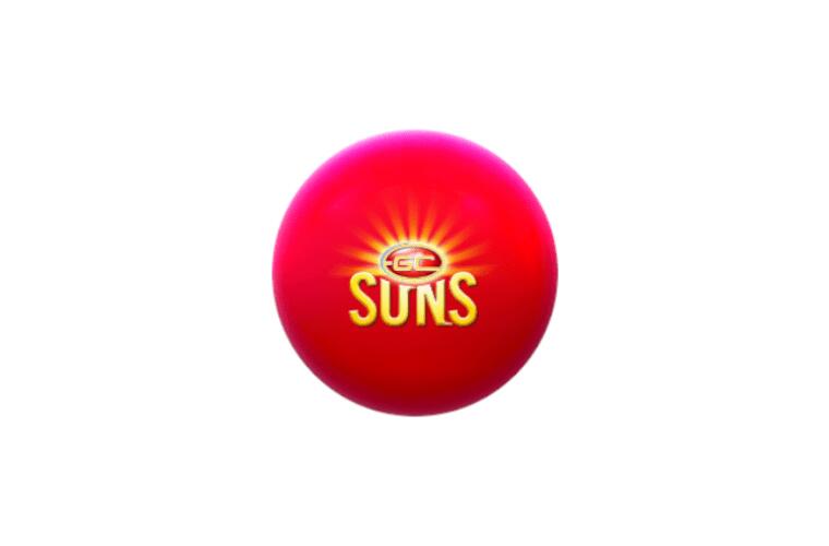 Gold Coast Suns AFL Pool Snooker Billiard Ball SINGLE 2" Inch