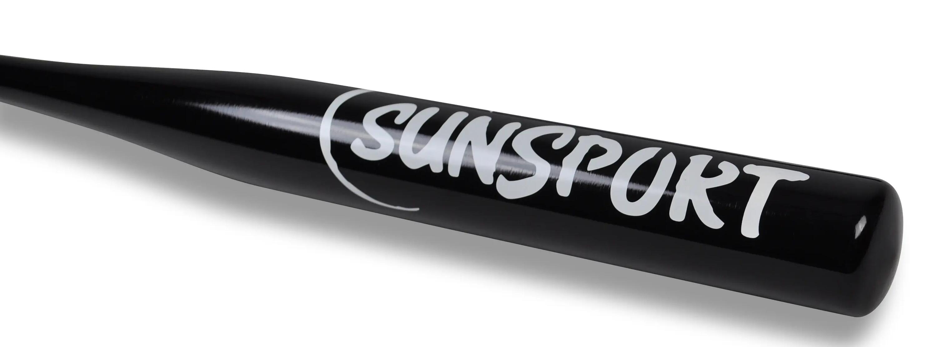 Baseball Kij 32'' (ok. 82 cm) czarny aluminiowy Sunsport 3/7