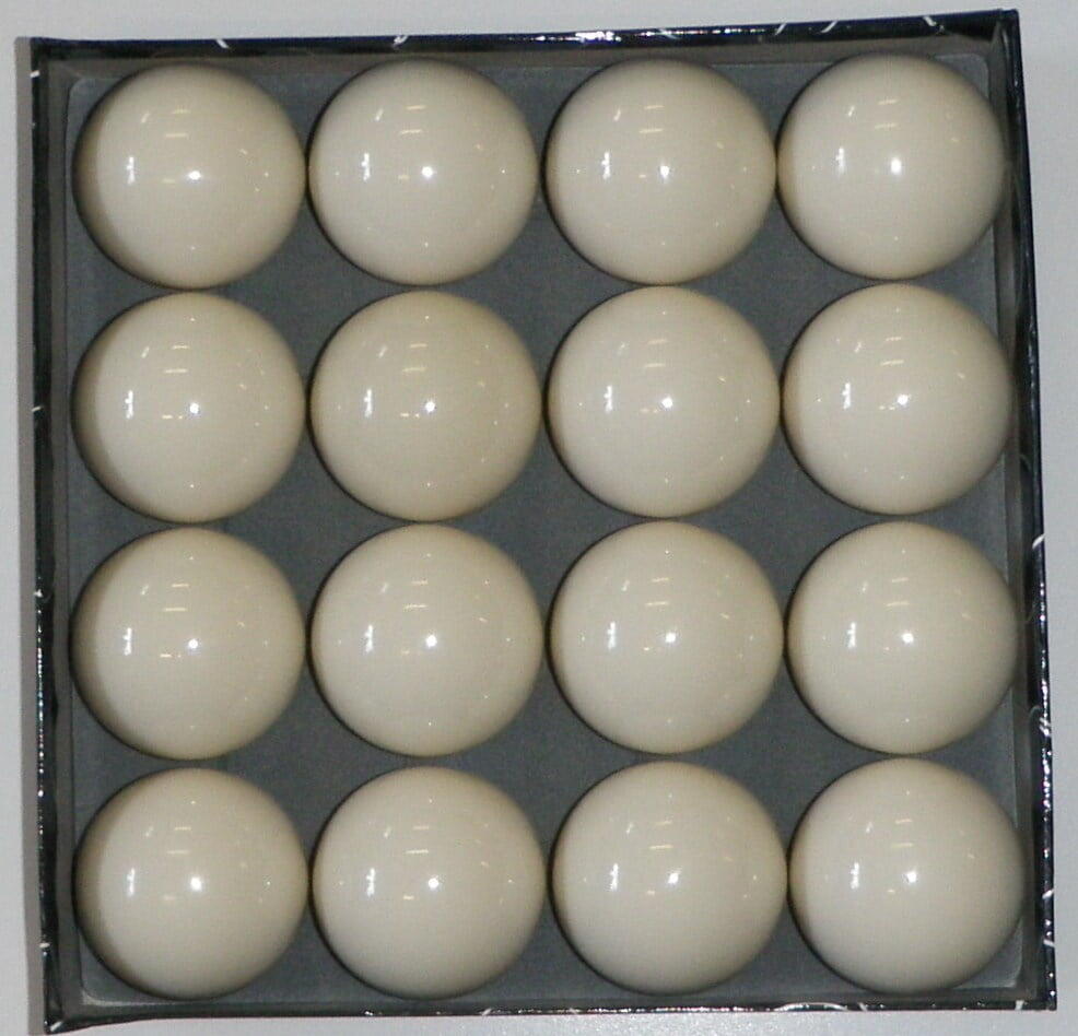 Pool Snooker Billiard Table White Cue Balls BOX 2 & 1/8 inch