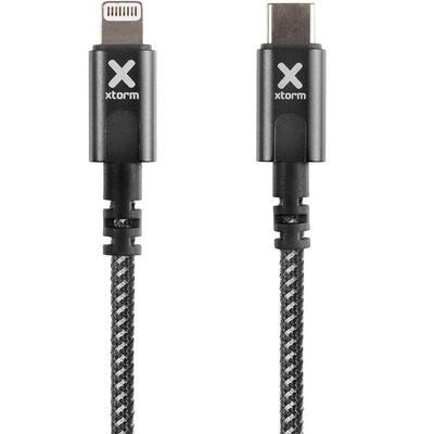 Xtorm usb-c naar lightning kabel - 1 meter - zwart