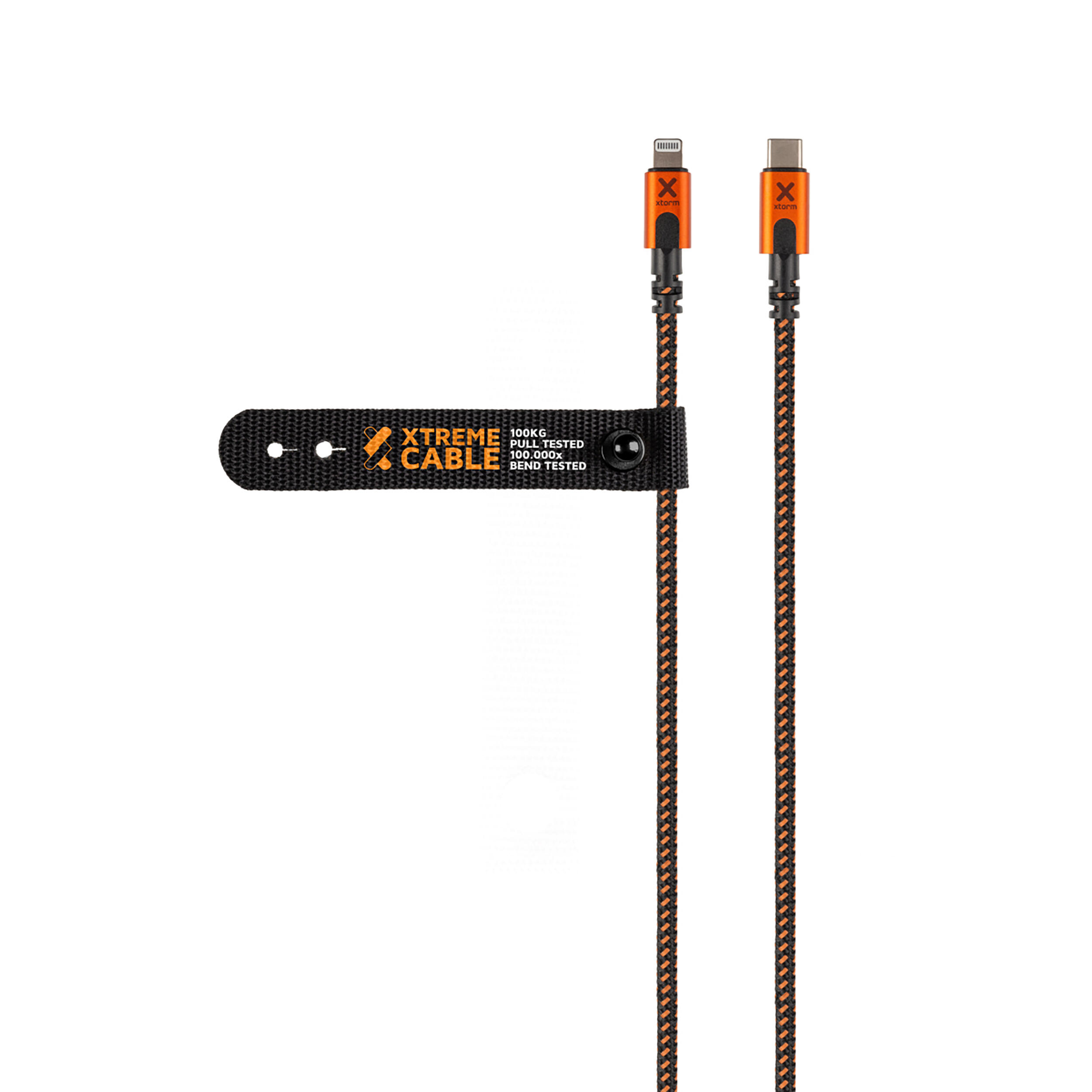 Xtorm Câble Xtreme USB-C vers Lightning - 1,5 mètre - Orange 2/7