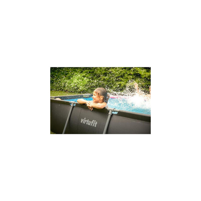 Piscina dreptunghiulara VirtuFit 300 x 210 x 67 cm cu sistem filtrare