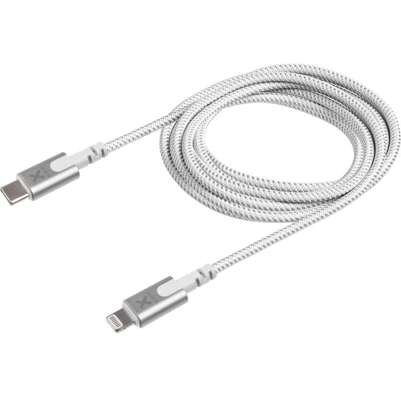 Xtorm USB-C naar Lightning Kabel - 3 meter - Wit