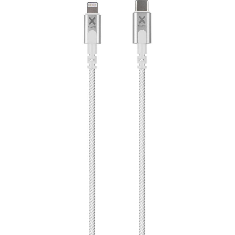 Xtorm USB-C naar Lightning Kabel - 3 meter - Wit