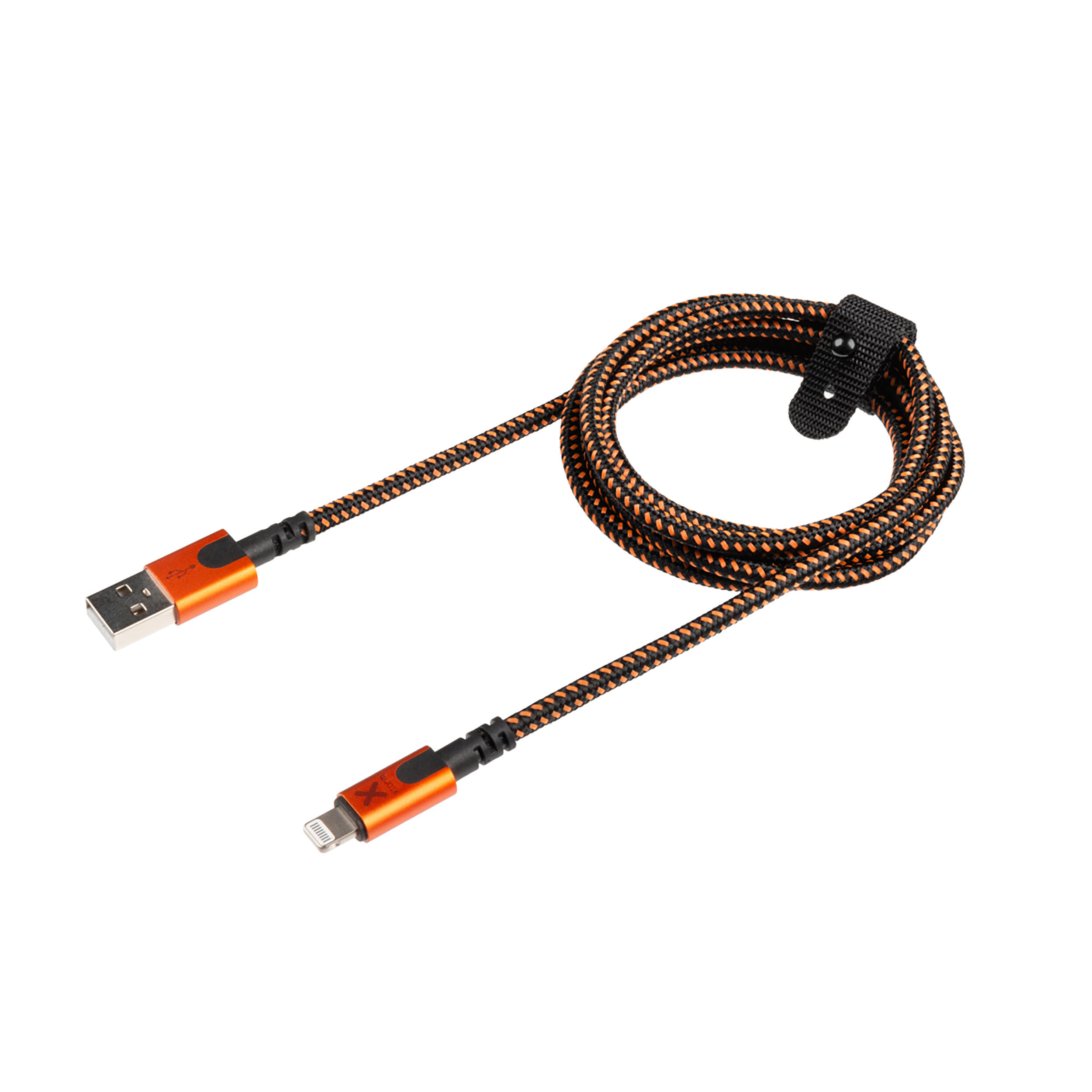 Xtorm Xtreme USB vers Lightning Cable - 1,5 Metre - USB Cable - Noir/Orange 2/6