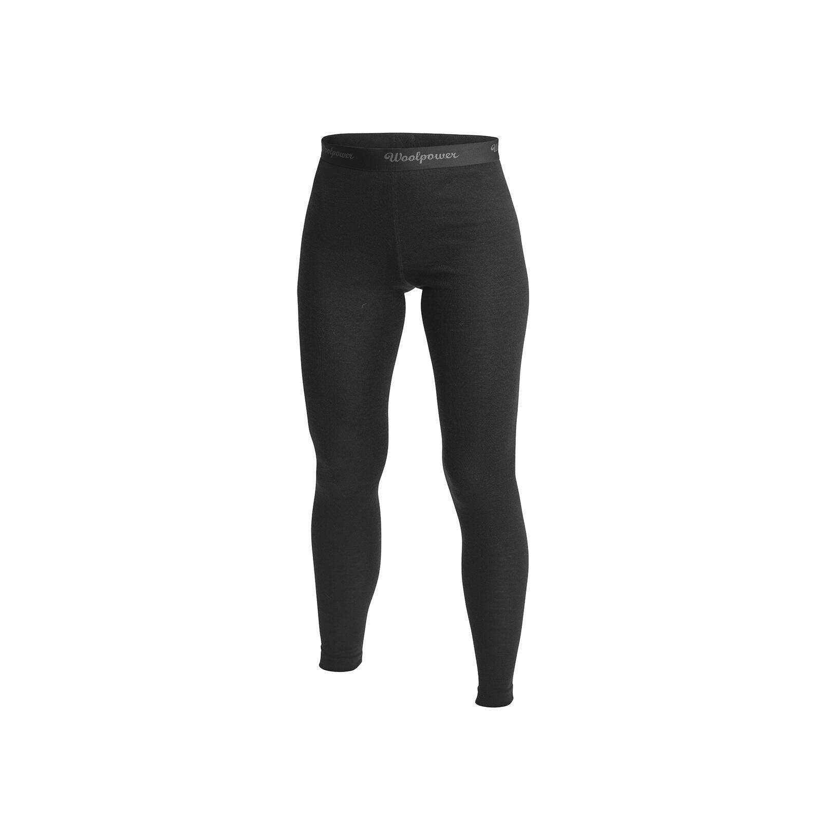 WOOLPOWER Woolpower Merino Long Johns LITE - Donna - Nero