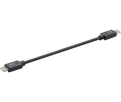 Xtorm usb-c naar lightning kabel - 0.15 meter - zwart