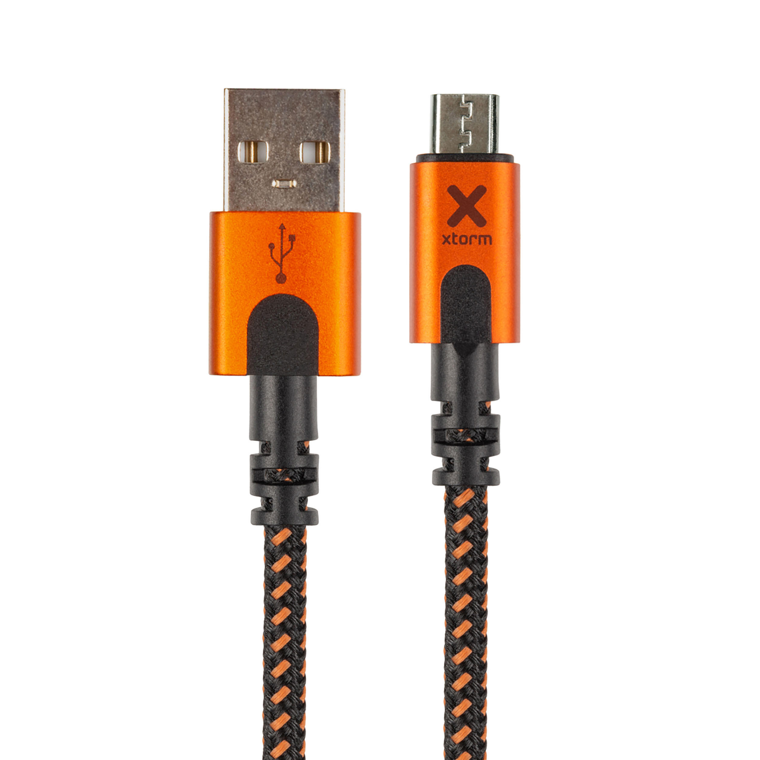 Xtorm Xtreme USB naar Micro USB - 1,5 meter - Oranje 1/7