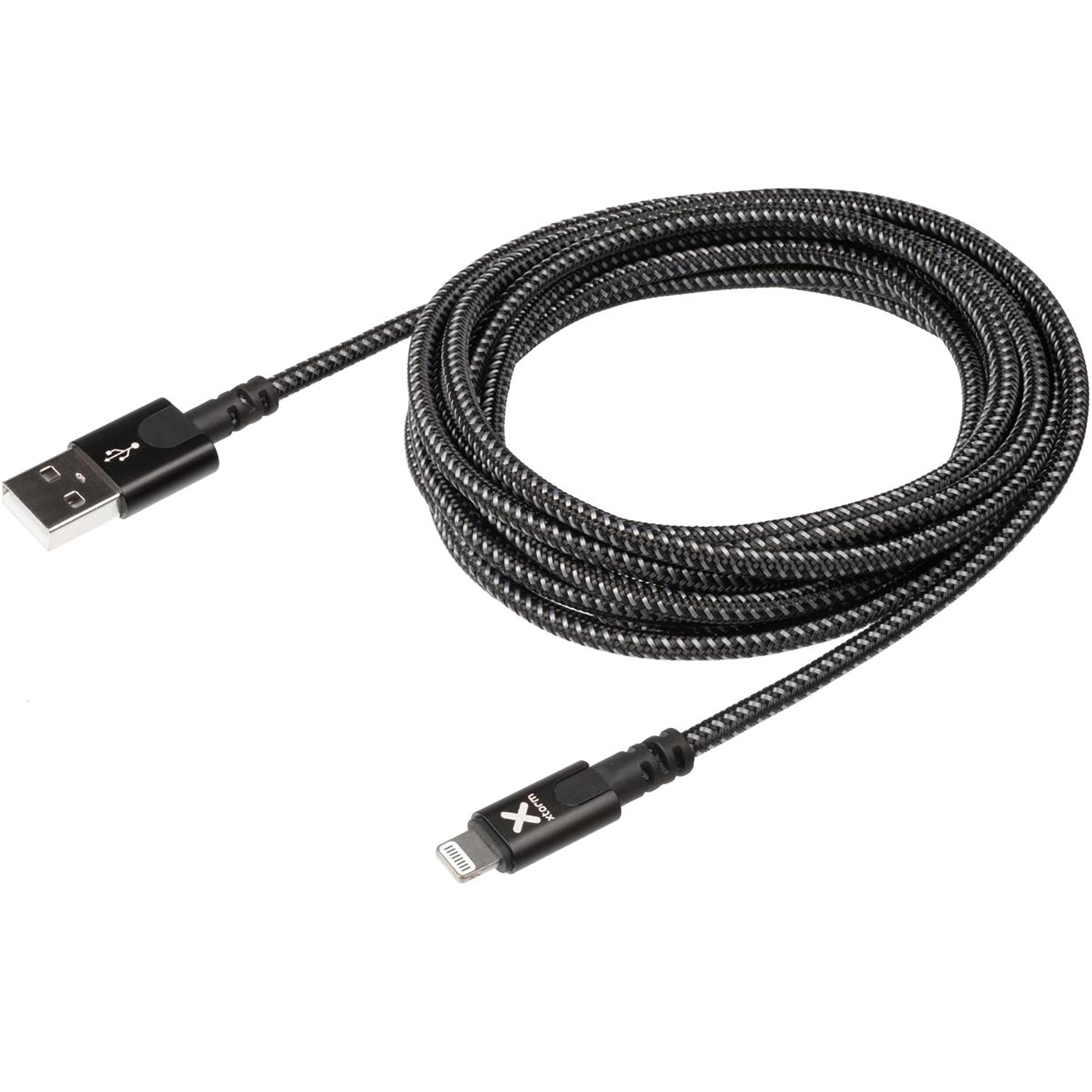 Xtorm USB auf Lightning Kabel - 3 Meter - Schwarz 2/7