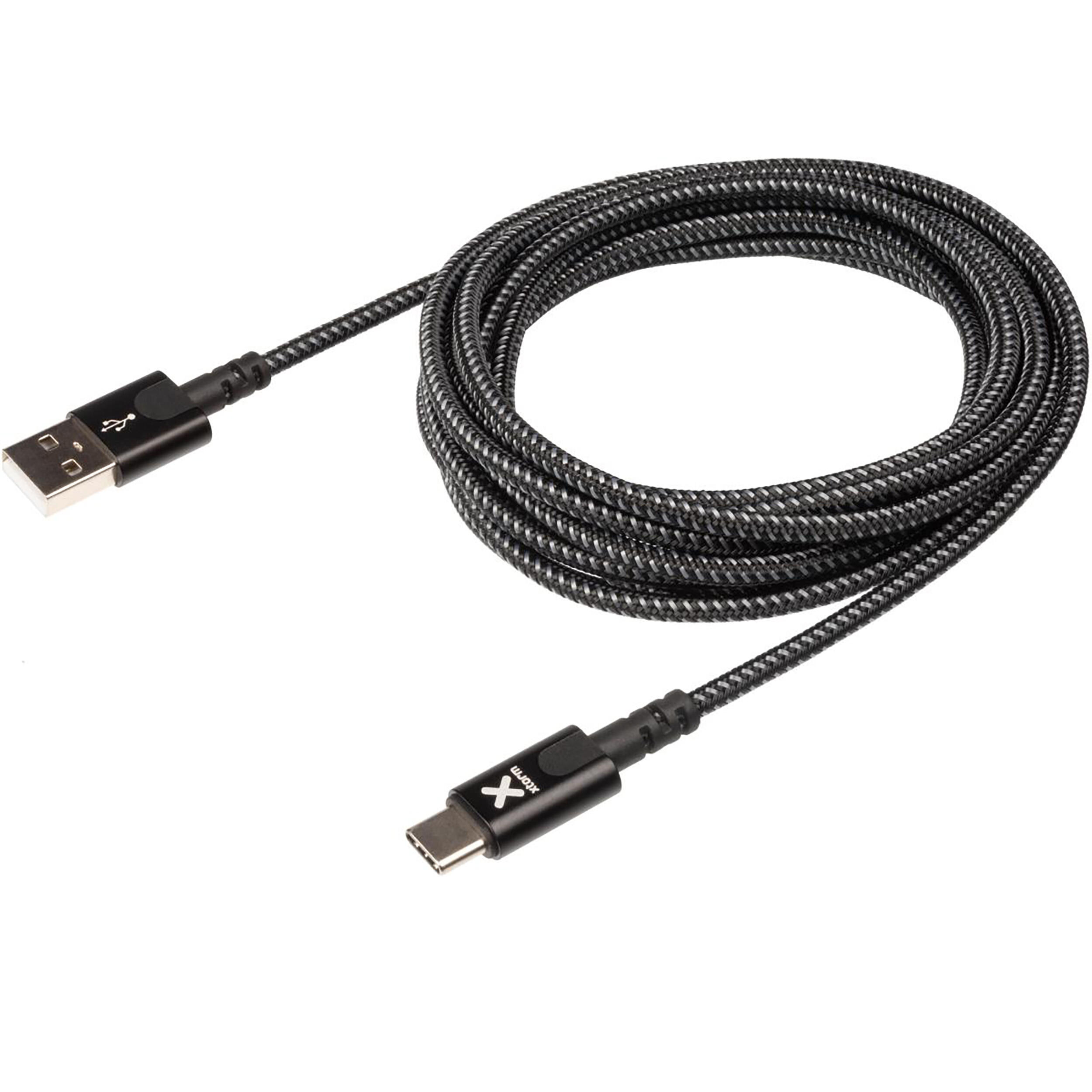 Xtorm USB naar USB-C Kabel - 3 Meter - Snellader - Zwart 2/7