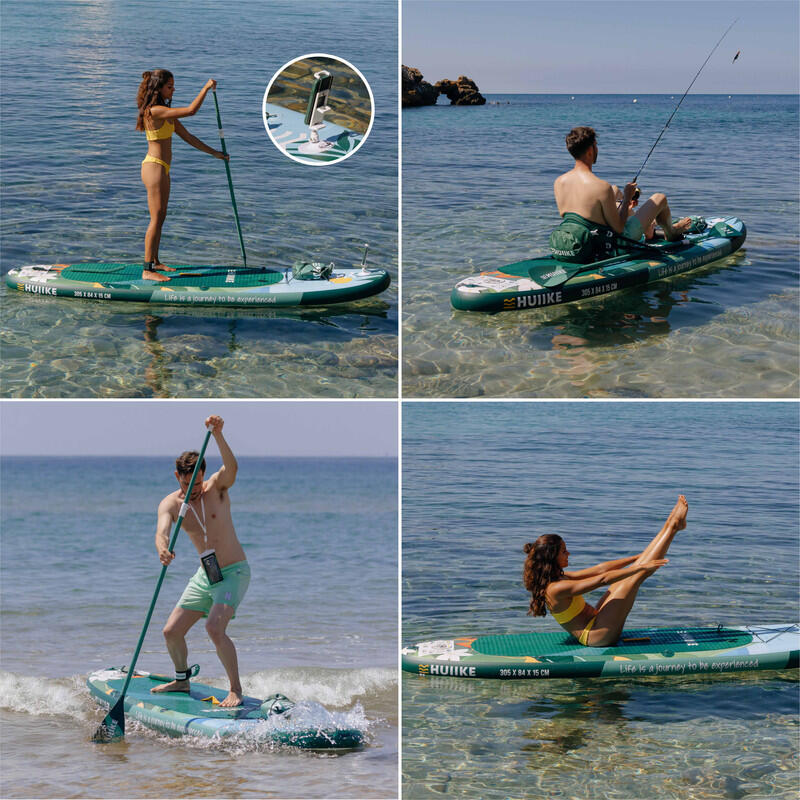 Tavola SUP Gonfiabile | Kit Completo con Pagaia, Zaino e Pompa