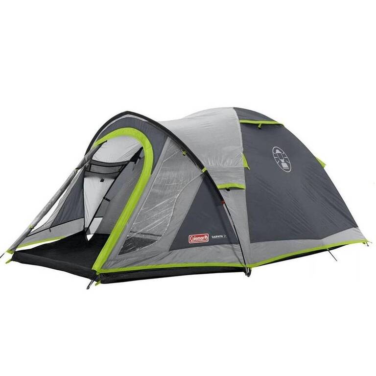 3 Plus-Person Darwin Camping & Hiking Tent With Extra Porch, Compact, Lightweight & Easy Setup, Green