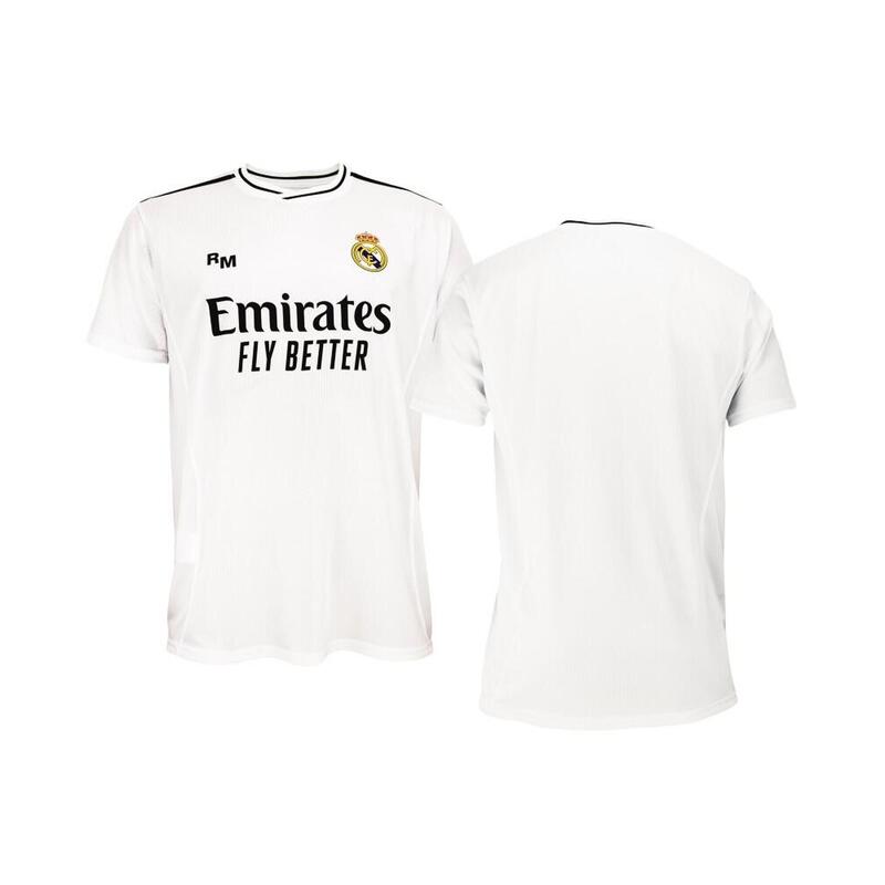 Camiseta Fútbol Niños Real Madrid 1ª Equipación 24/25 Réplica Oficial Sin Dorsal