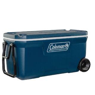 100QT  Wheeled  Ice Cooler Box, Capacity - 94 Litres with Ice Retention Up to 5 Days, Space Blue