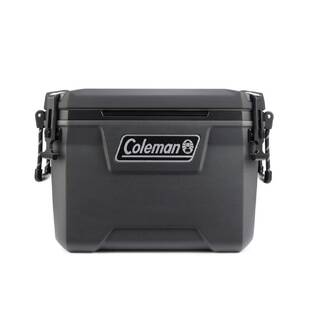 55QT Convoy Ice Cooler Box, Capacity - 52 Litres with Ice Retention for Days, Dark Grey