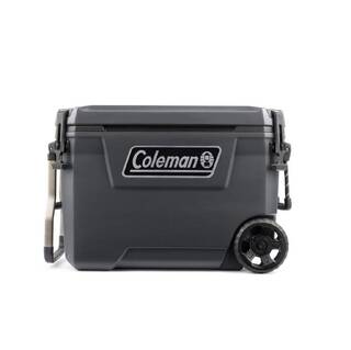 65QT Convoy Ice Cooler Box, Capacity - 61 Litres with Ice Retention for Days, Dark Grey