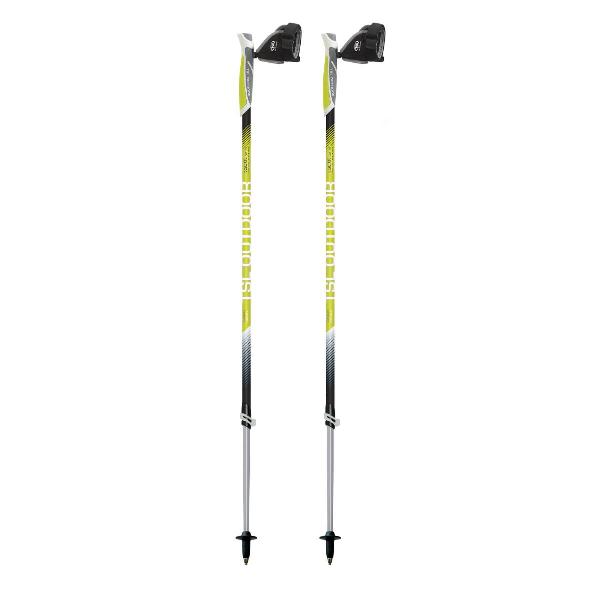 Tsl - Bâtons De Marche Nordique Tsl - Télescopique - Tactil Alu 2 Slim Standard - Bâton De Randonnée - Gris|vert - 140 Cm - Decathlon